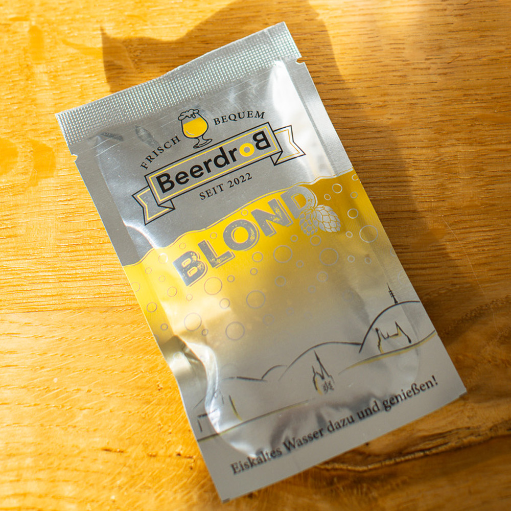 BeerdroB BLOND - 1 Six-Pack mit 6 Portionsbeuteln – Bild 4